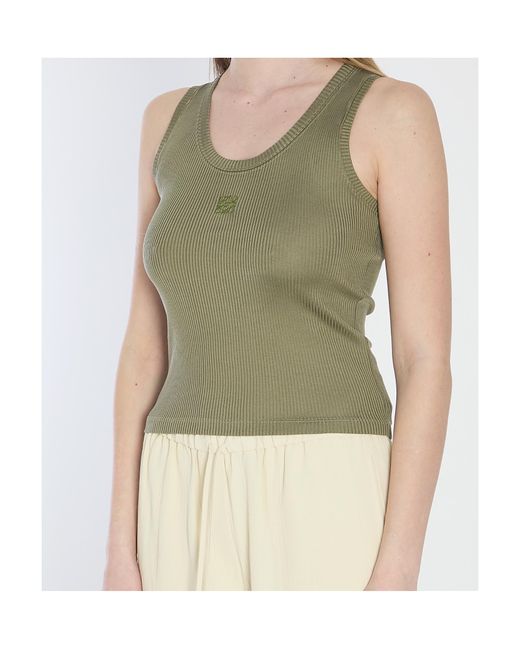 Loewe Green Anagram Tank Top