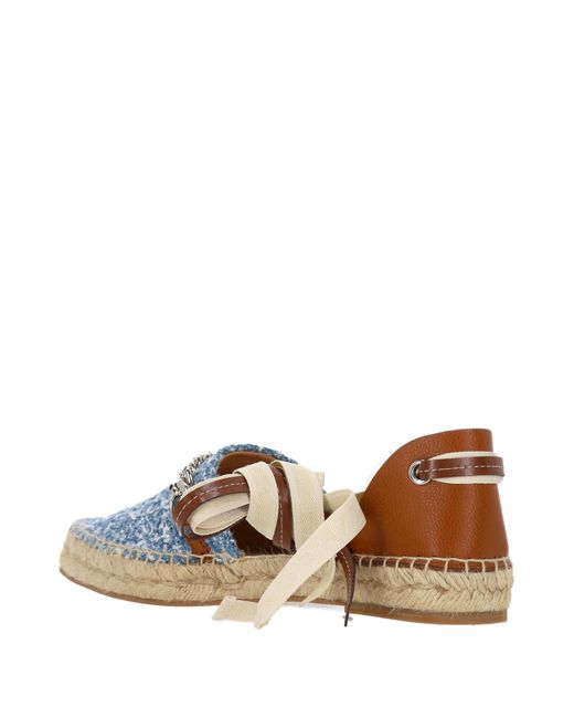 Stella McCartney Blue Gaia Slingback Espadrilles