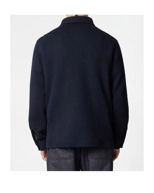 Tod's Blue Flap-Pocket Shirt for men