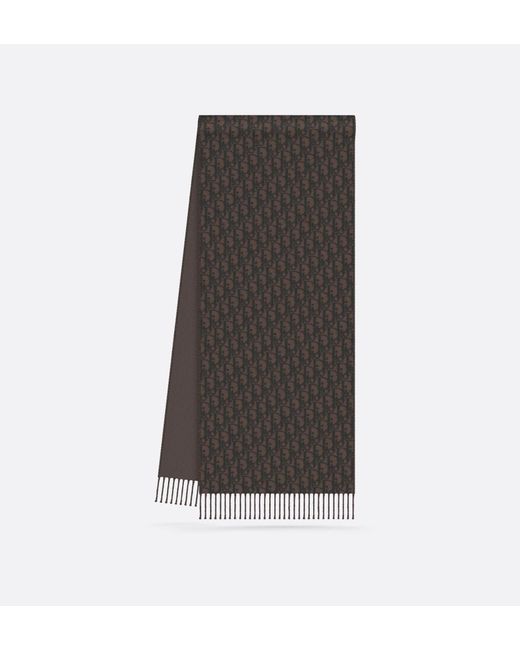 Dior Multicolor Oblique Double-Sided Scarf for men