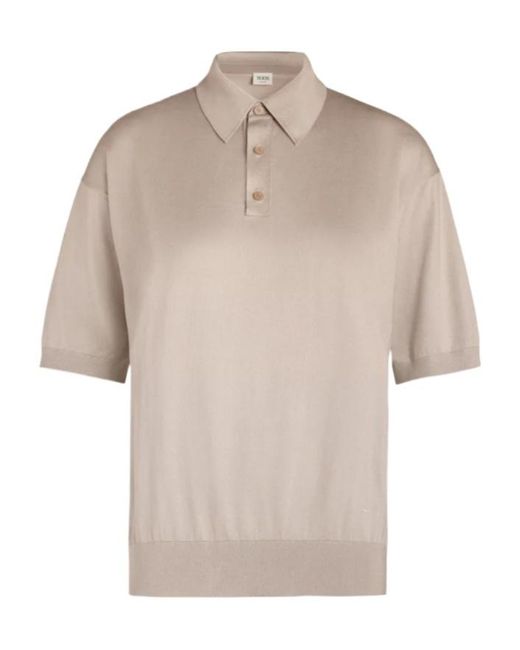 Tod's Natural Button-Fastening Polo Shirt