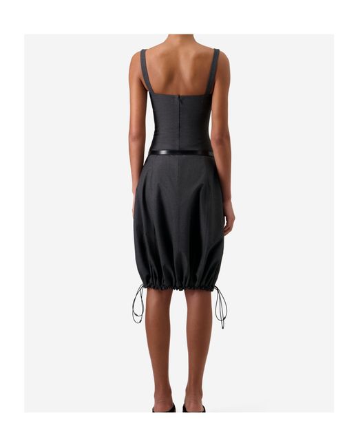 Coperni Black Tailored Balloon Dress
