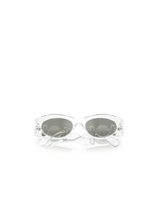 Versace White Medusa Biggie Sunglasses