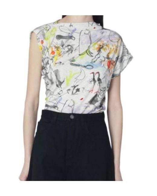 Vivienne Westwood Gray Hebo Graphic-Print T-Shirt