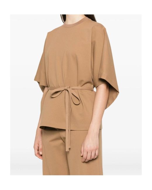 Fabiana Filippi Natural Batwing Sleeve Blouse
