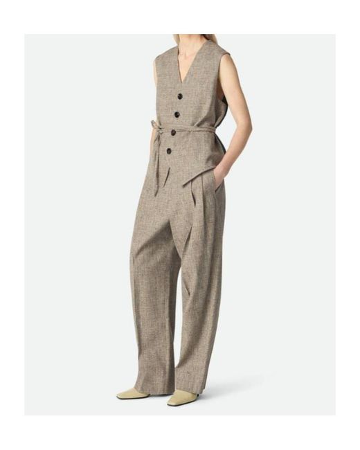Bottega Veneta Natural Fleck Viscose Gilet