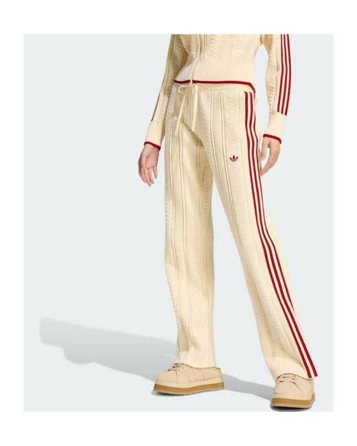 Adidas Originals Natural Sst Wide Leg Trackpant