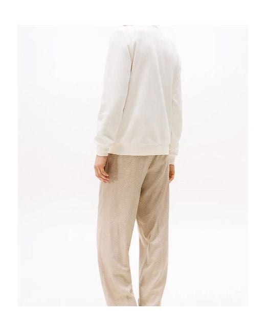Tommy Hilfiger White Zip-Fastening Sweatshirt for men