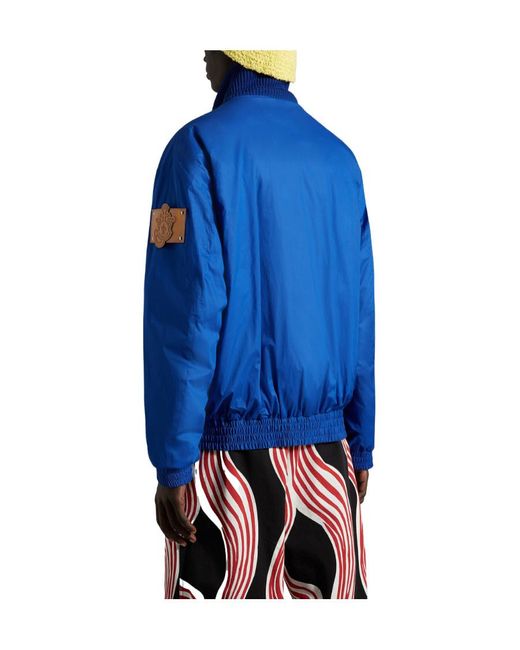 Moncler Blue X Jw Anderson Short Padded Jacket for men