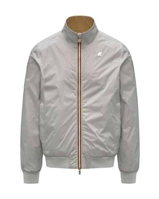 K-Way Brown Arsene Reversible Jacket for men