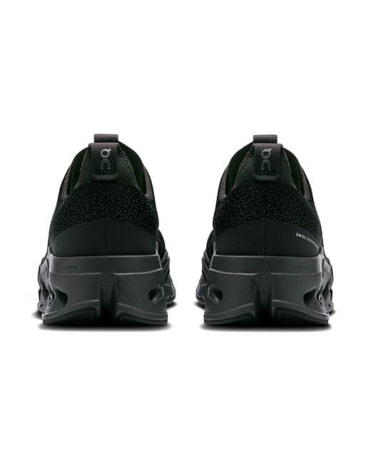 On Shoes Black Lace-Up Sneakers