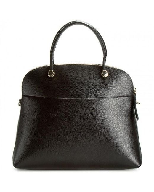 Furla Black Logo Detail Handbag