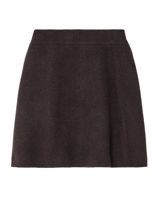 Lisa Yang Black Clare Cashmere Mini Skirt