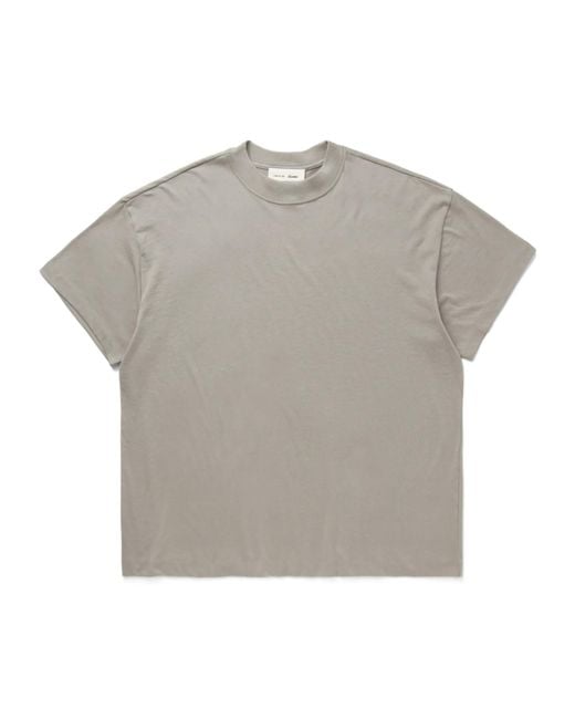 Fear Of God Gray Signature Oversized T-Shirt for men