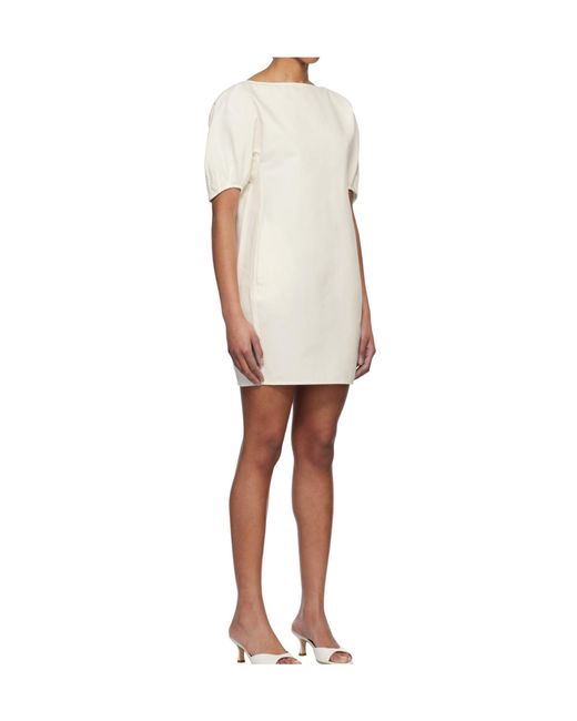 Staud White Didi Mini Dress
