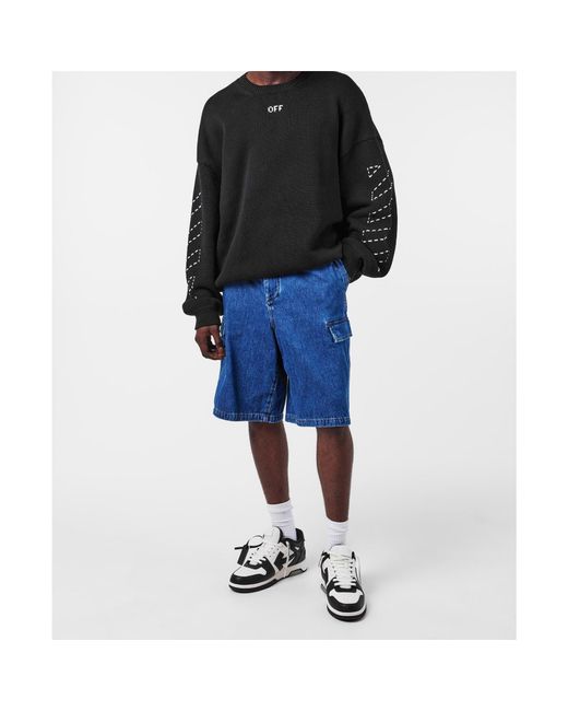 Off-White c/o Virgil Abloh Black Arrows Crew Neck Sweatshirt for men