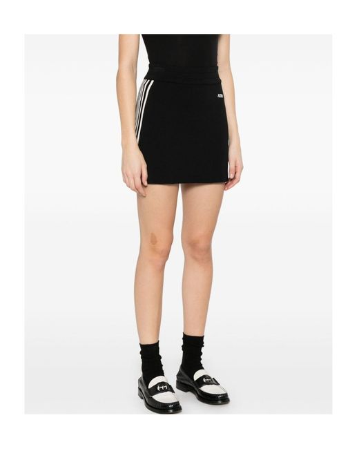 Autry Black Striped Detail Skirt