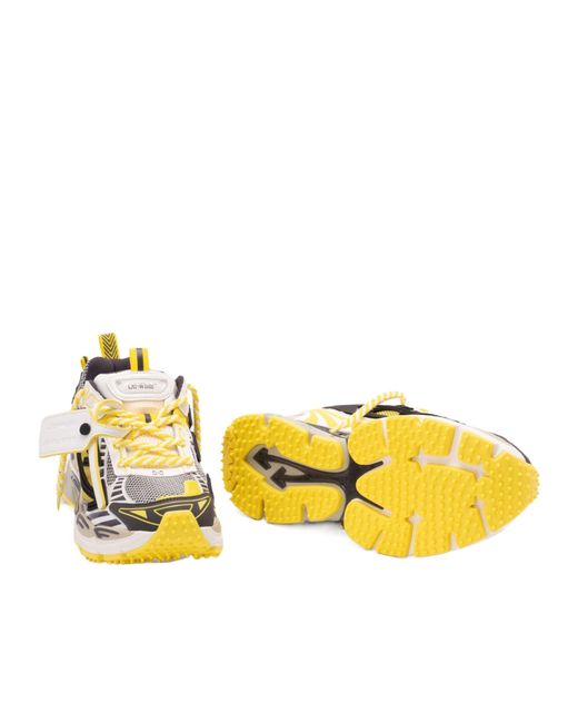 Off-White c/o Virgil Abloh Metallic Lace-Up Sneakers for men