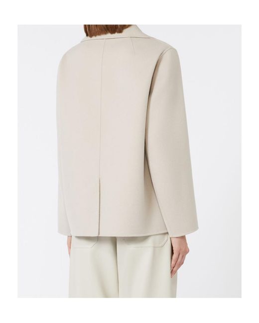 Max Mara Natural 'S Margot Double-Breasted Tailored Blazer