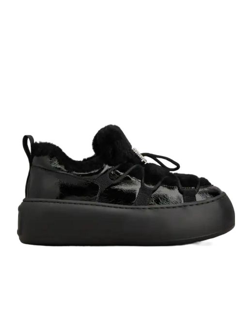 Roger Vivier Black Viv' Up Sneakers