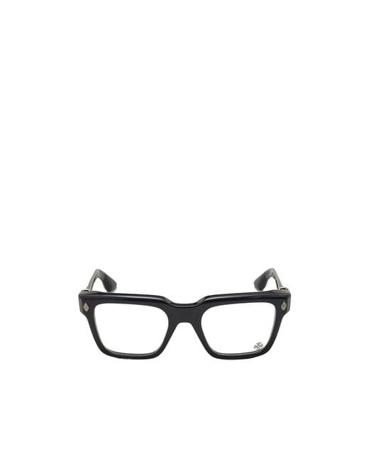 Chrome Hearts White Full-Rimmed Plano Lenses for men