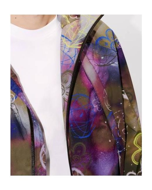 KENZO Purple X Futura 2000 Short Windbreaker for men