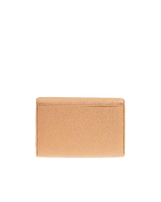 Chloé Natural Chloé Marcie Tri-Fold Wallet