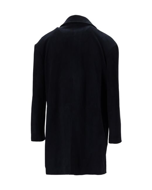 Lela Rose Blue Long-Sleeved Coat