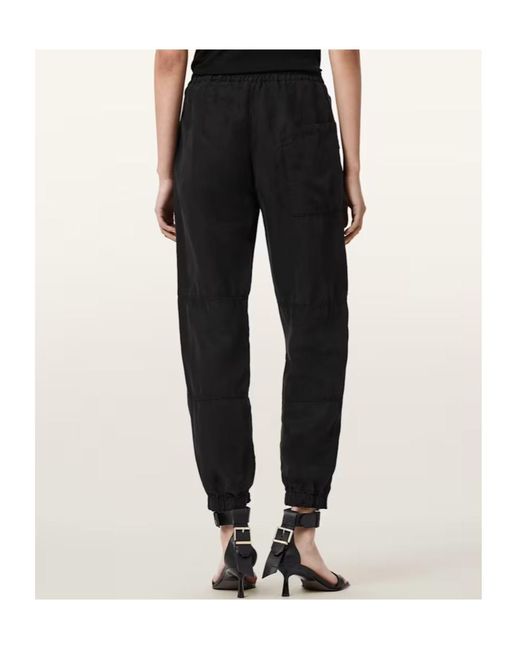 AllSaints Black Val Utility Pants