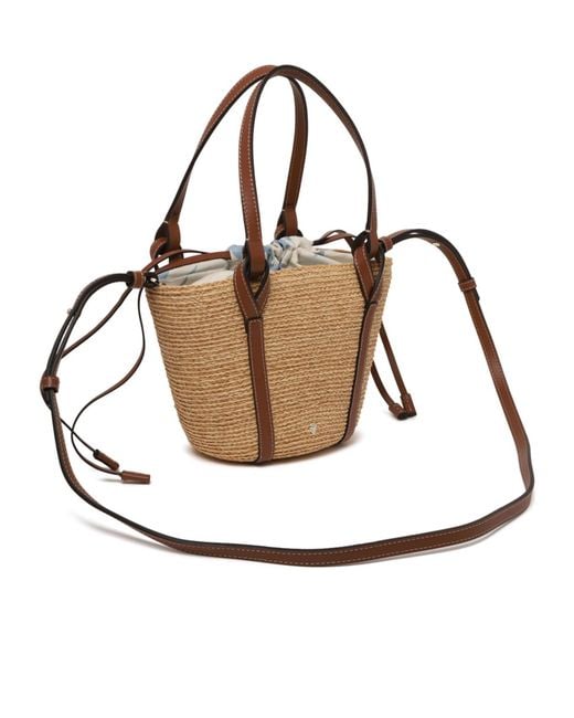 Helen Kaminski Brown Drawstring Shoulder Bag