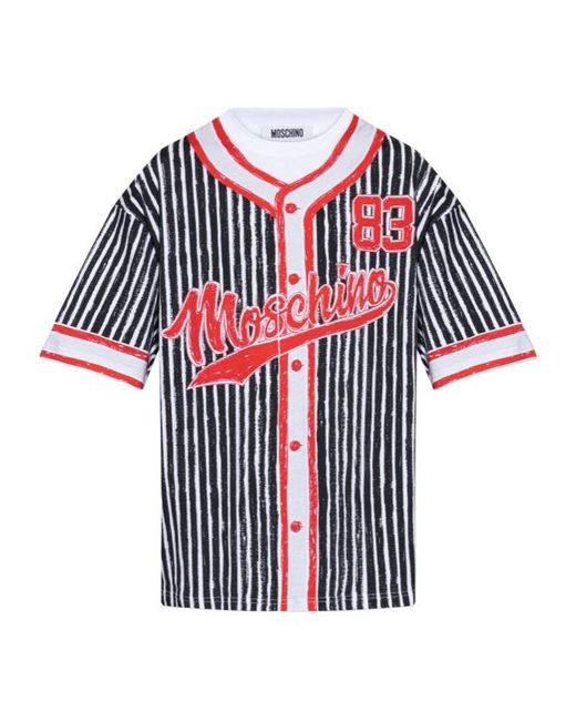 Moschino Red Printed T-Shirt for men