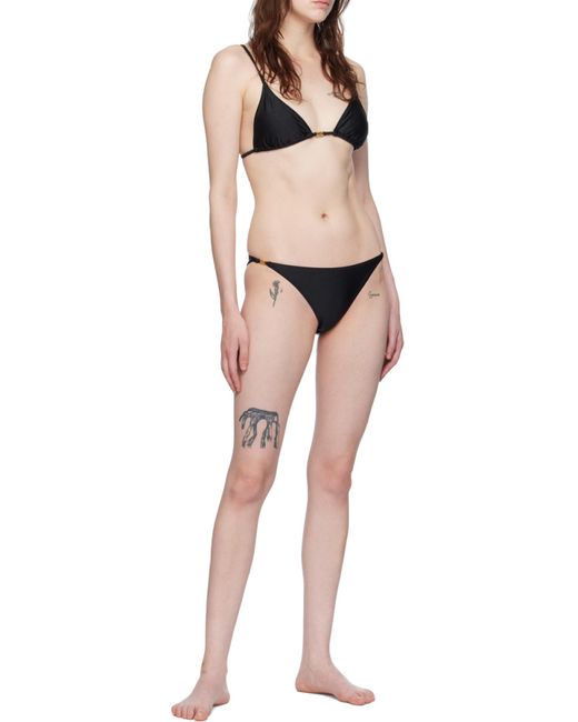 Ganni Black Emblem Mini Briefs