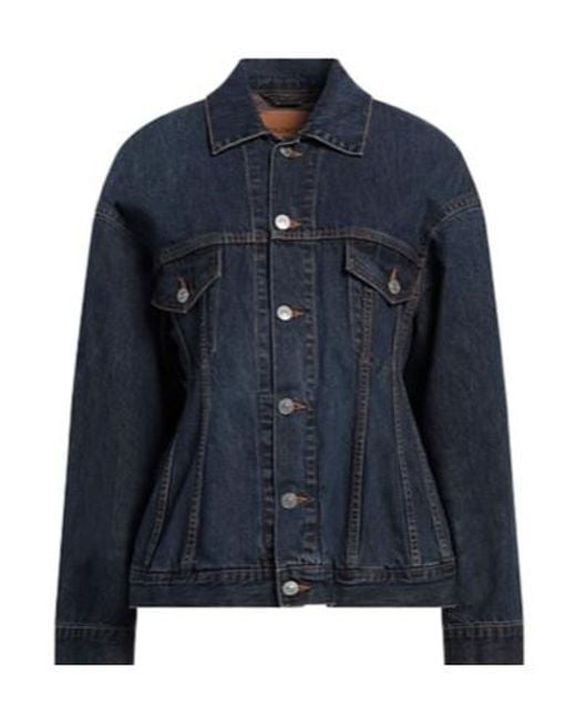 Balenciaga Blue Dark Denim Jacket