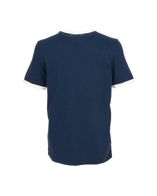 Golden Goose Deluxe Brand Blue Short-Sleeved T-Shirt for men