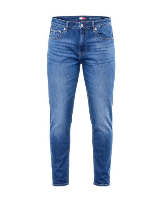 Tommy Hilfiger Blue Five-Pockets Slim-Fit Jeans for men