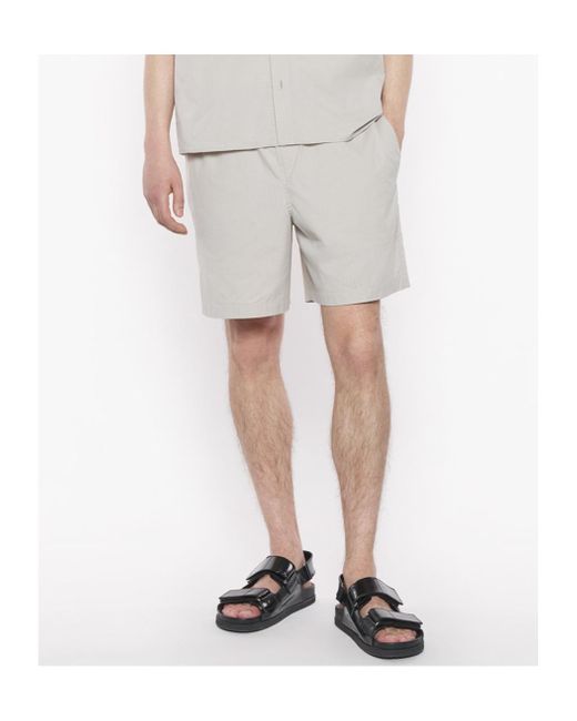 Maison Kitsuné Gray Elasticated Shorts for men