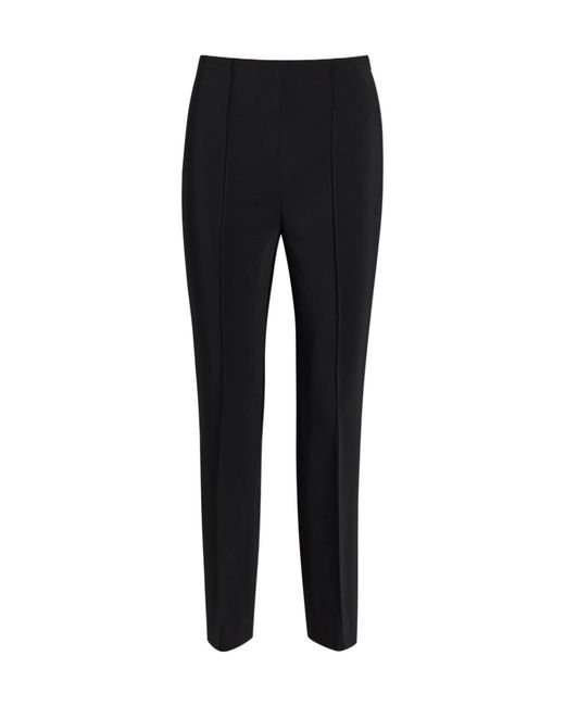Rohe Black Straight-Leg Stretch-Crepe Trousers