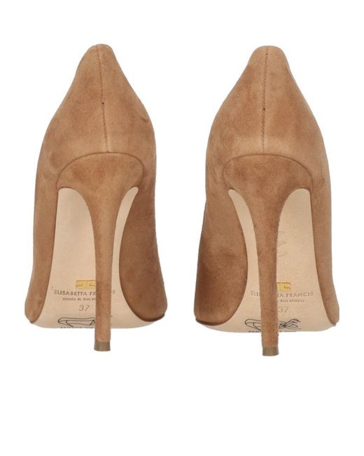 Elisabetta Franchi White Pointed Toe Pumps