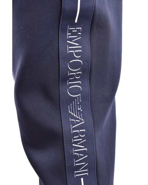 Emporio Armani Blue Sweatpants for men