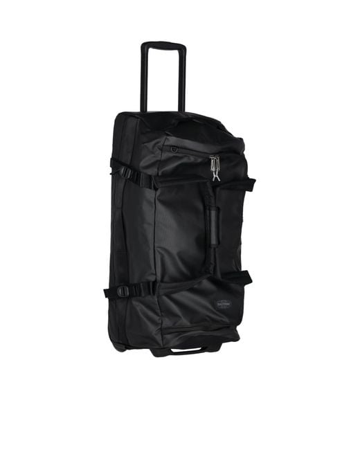 Eastpak Black Duffle Pack Wheel Tarp Luggage for men