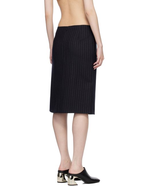 Co. Black Wrap Mini Skirt