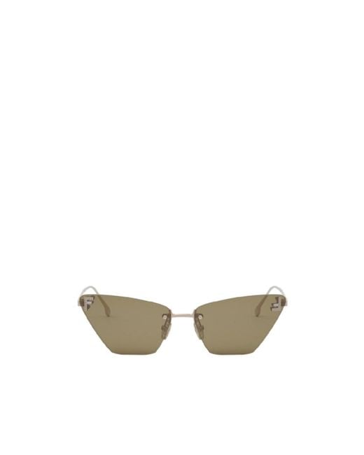 Fendi Multicolor Eyewear Cat-Eye Frame Sunglasses