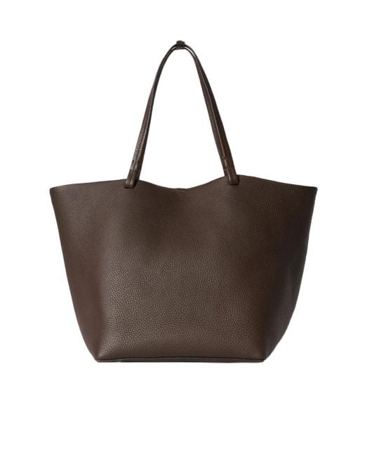 The Row Brown Park Tote Three Bag