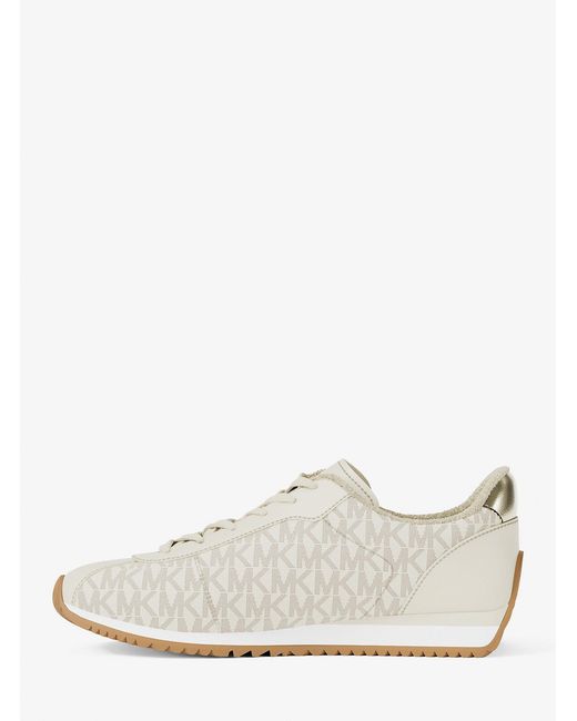MICHAEL Michael Kors White Rhodes Signature Logo Trainer