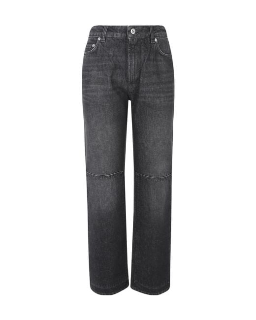 Jean Paul Gaultier Gray The Cut-Out Jeans