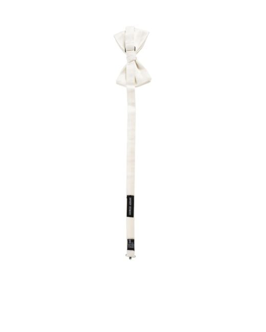 Giorgio Armani White Bow Tie for men