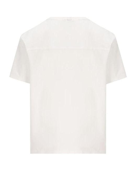 Herno White Pocket T-Shirt for men