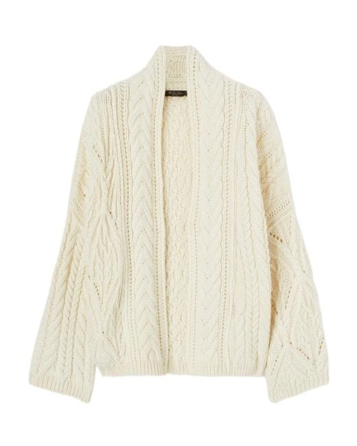 Loro Piana Natural Long-Sleeved Cardigan