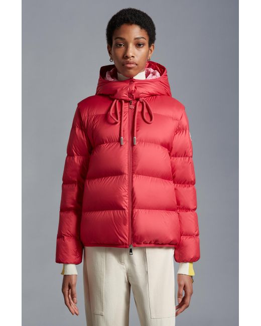 Moncler Red Dronieres Short Down Jacket