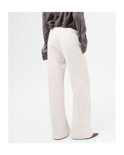 Our Legacy White Wide Leg Pants